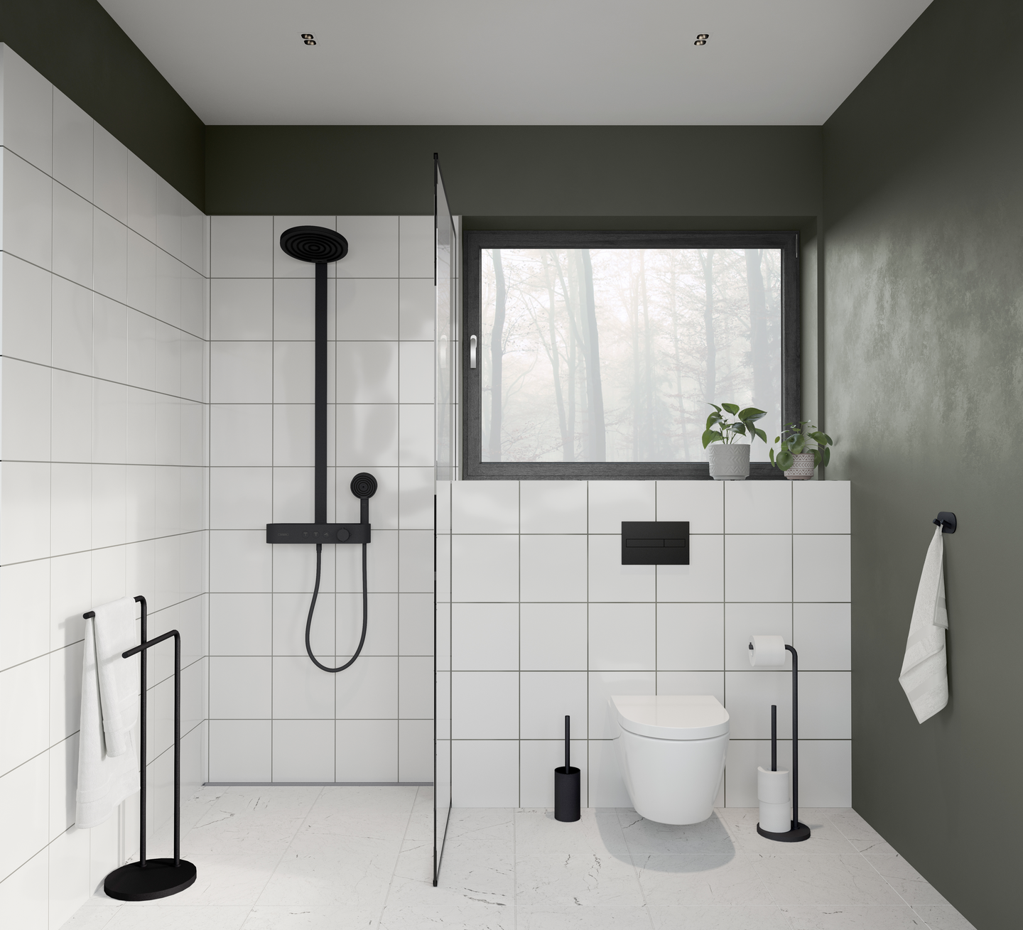 Wc-Harja Beslagsboden mattamusta BB1233