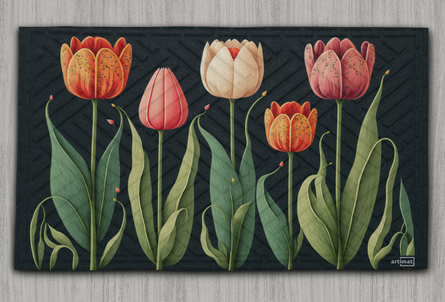 Kynnysmatto Tulppaani 45x75cm