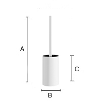 Wc-Harja Beslagsboden valkoinen BX1233