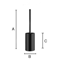 Wc-Harja Beslagsboden mattamusta BB1233