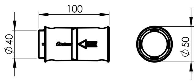 Jatkoyhde Allaway 44mm