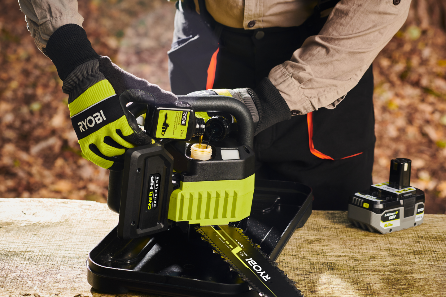 Ketjusaha Ryobi RY18CSX30A-0 18V ONE+ HP runko