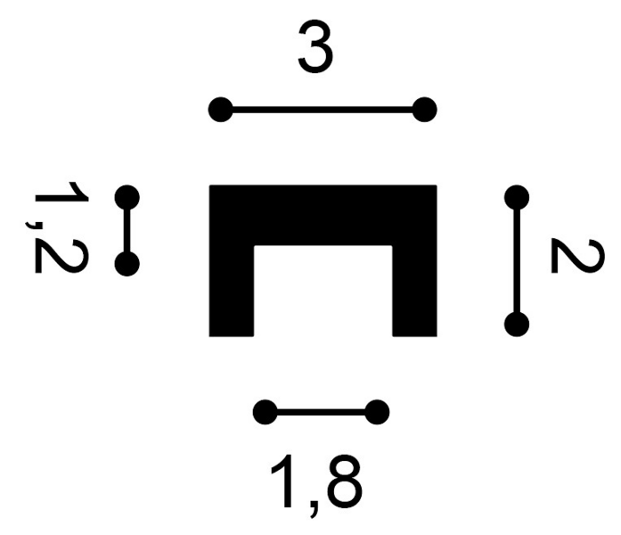 Orac Decor lista CX190 200x2x3cm