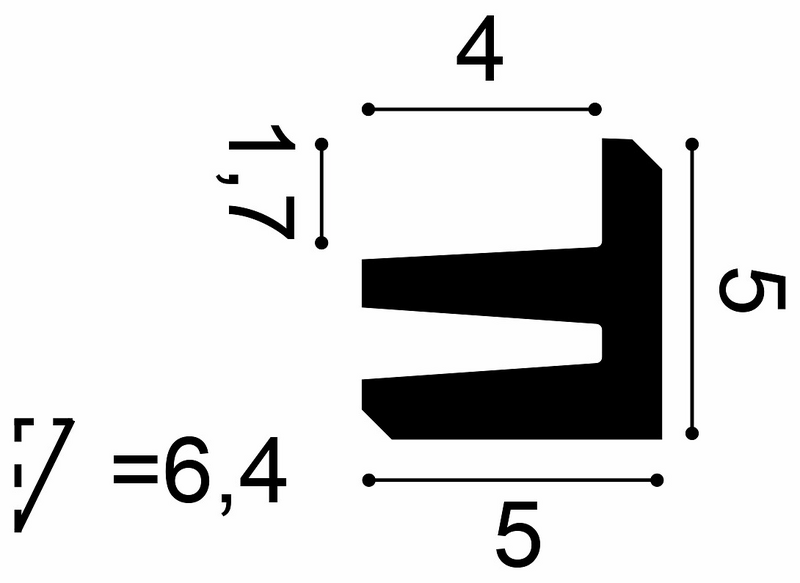 Orac Decor valolista C380 200x5x5cm