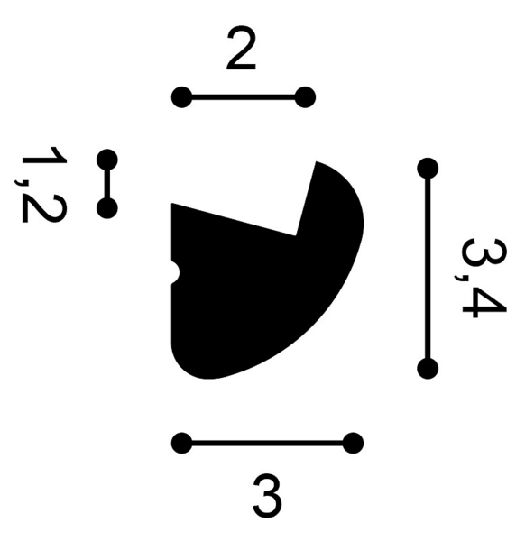 Orac Decor valolista CX188 200x3,4x3cm