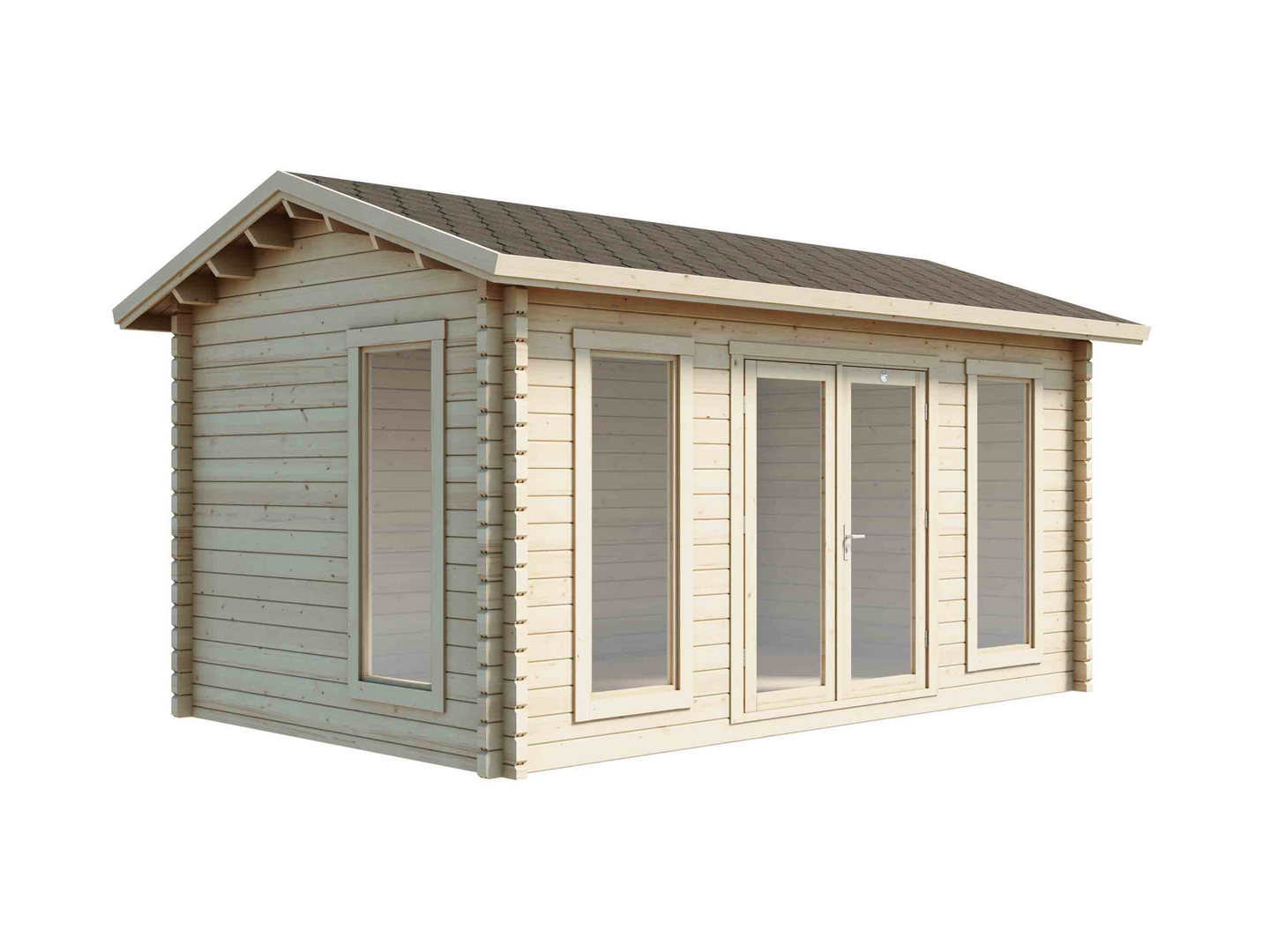 Vierasmaja Luoman Koskelo 15m² seinävahvuus 70mm