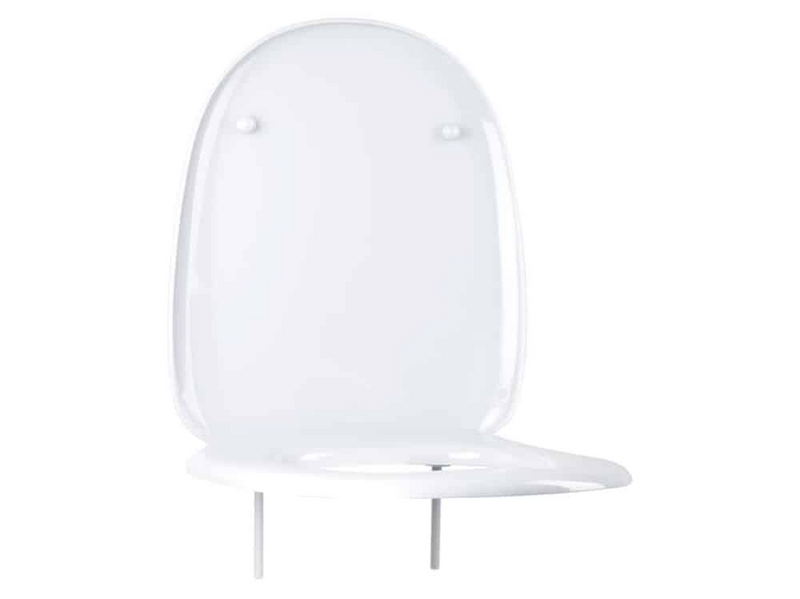 Wc-istuinkansi Duschy pehmeä valkoinen