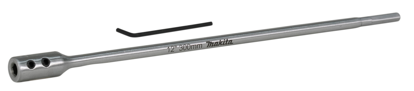 Jatkovarsi Makita 300mm 1/4" Hex lattapuuporanterille