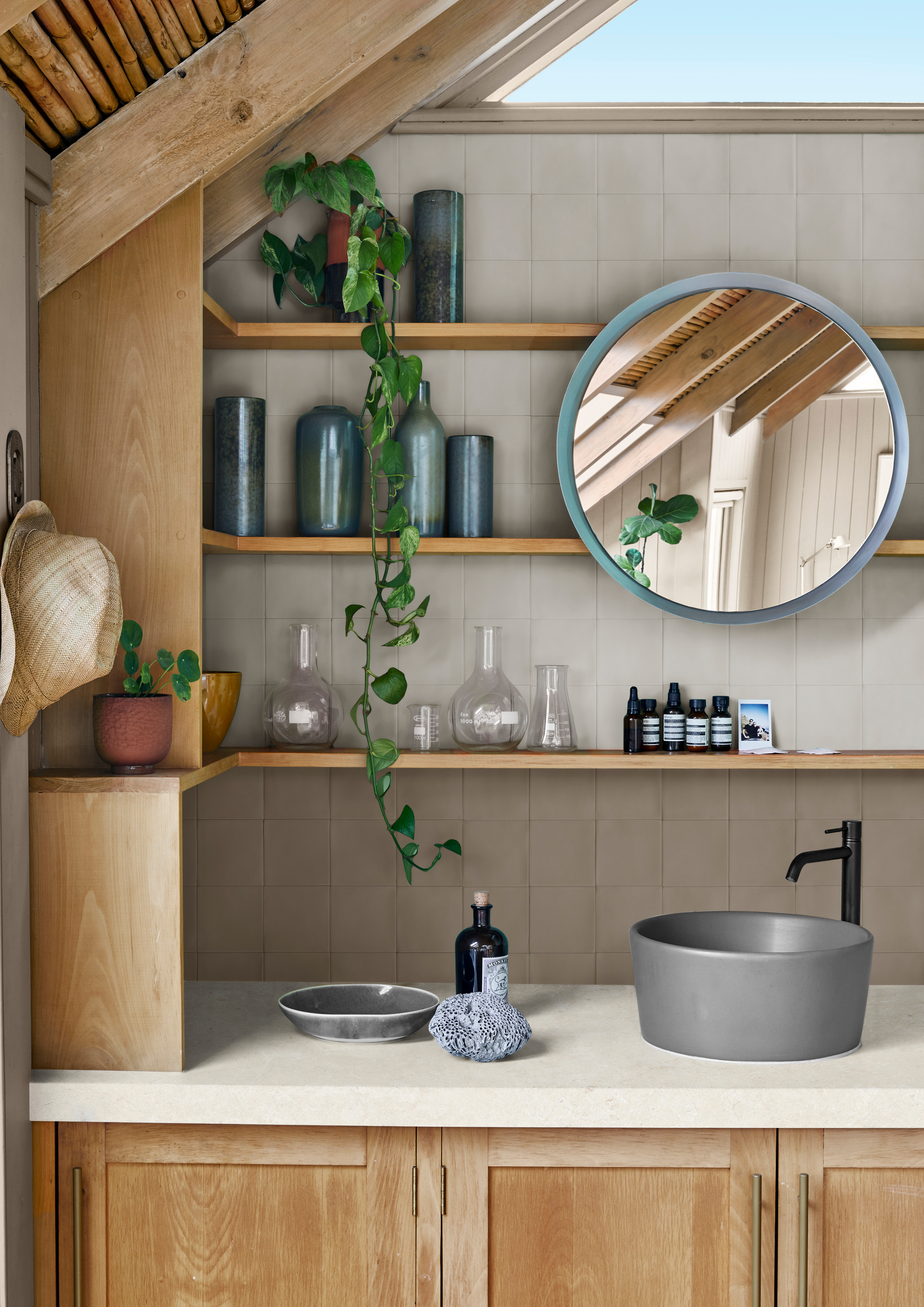 Lattialaatta Confetto 10x10 valkoinen matta 0,68m²