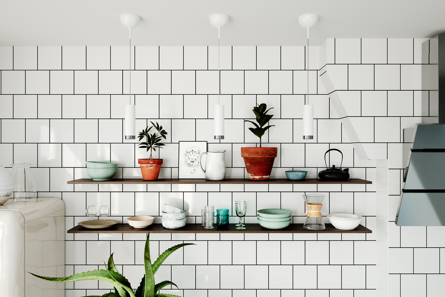 Riippuvalaisin By Rydéns Puls valkoinen