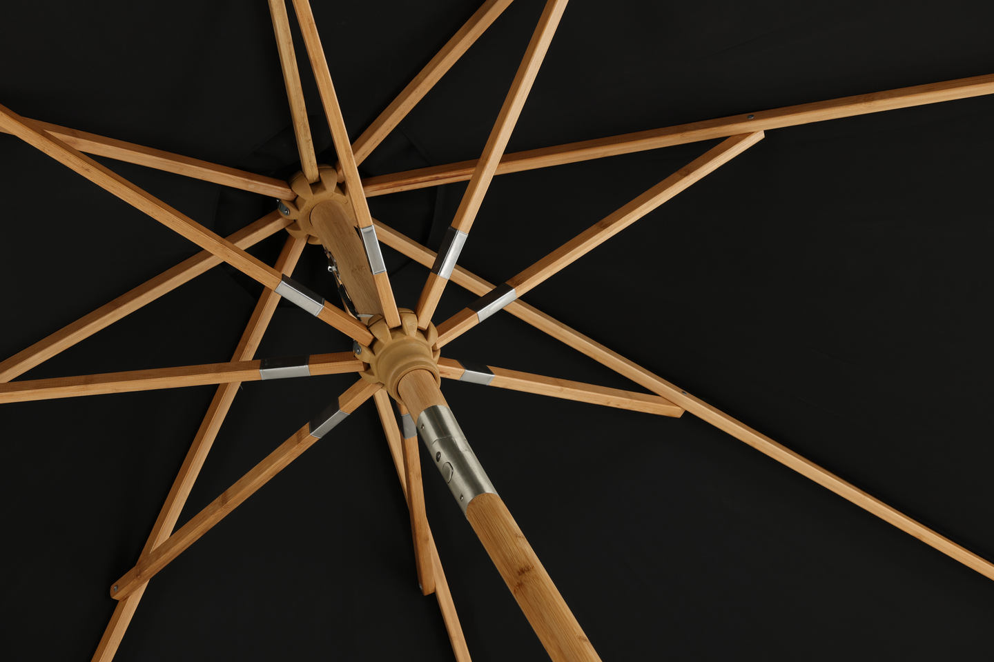 PARASOLL CELLO CONNY- SVART - 270CM