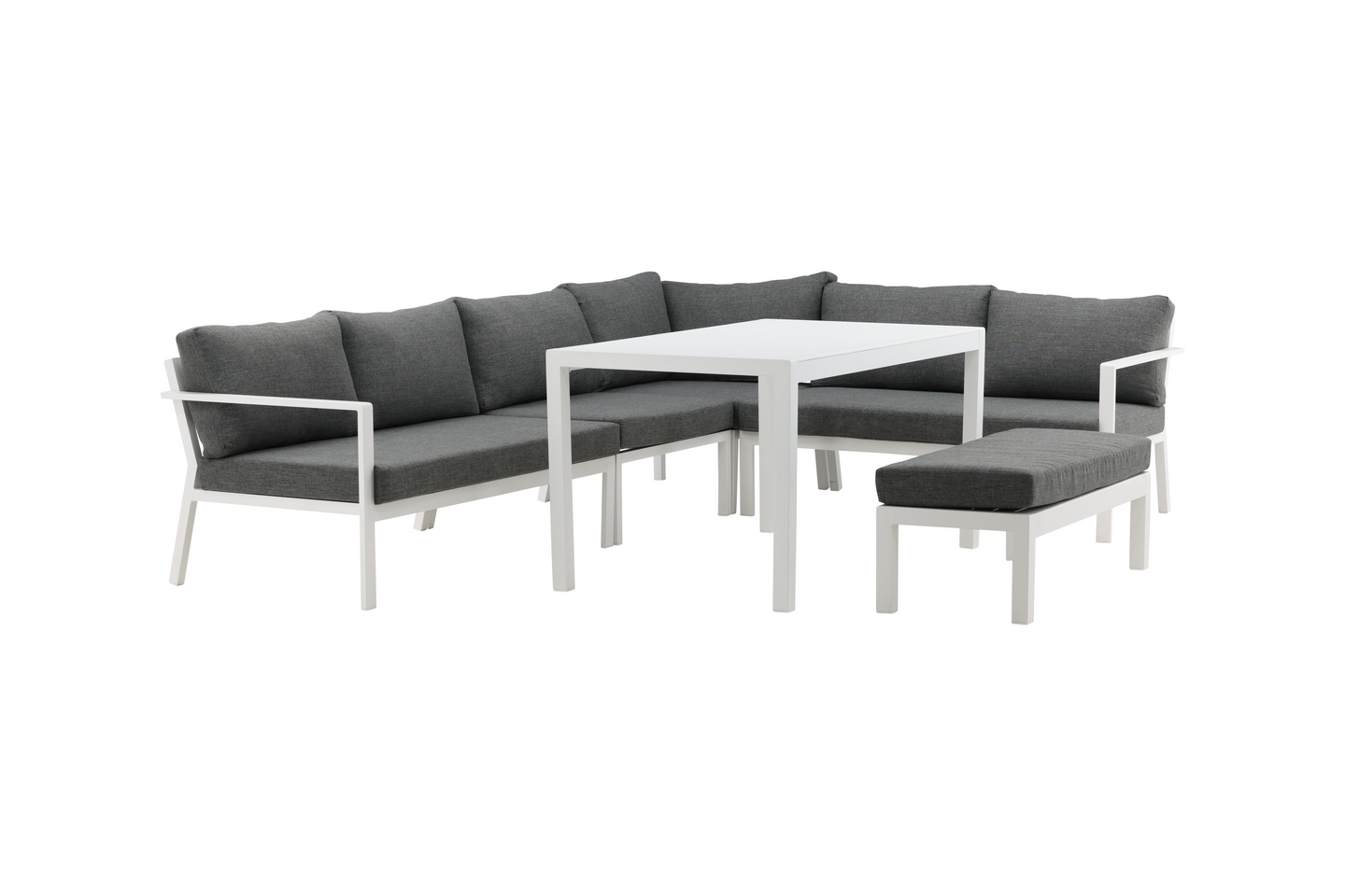 HÖRNSOFFA CELLO RASMUS V/G VIT/GRÅ