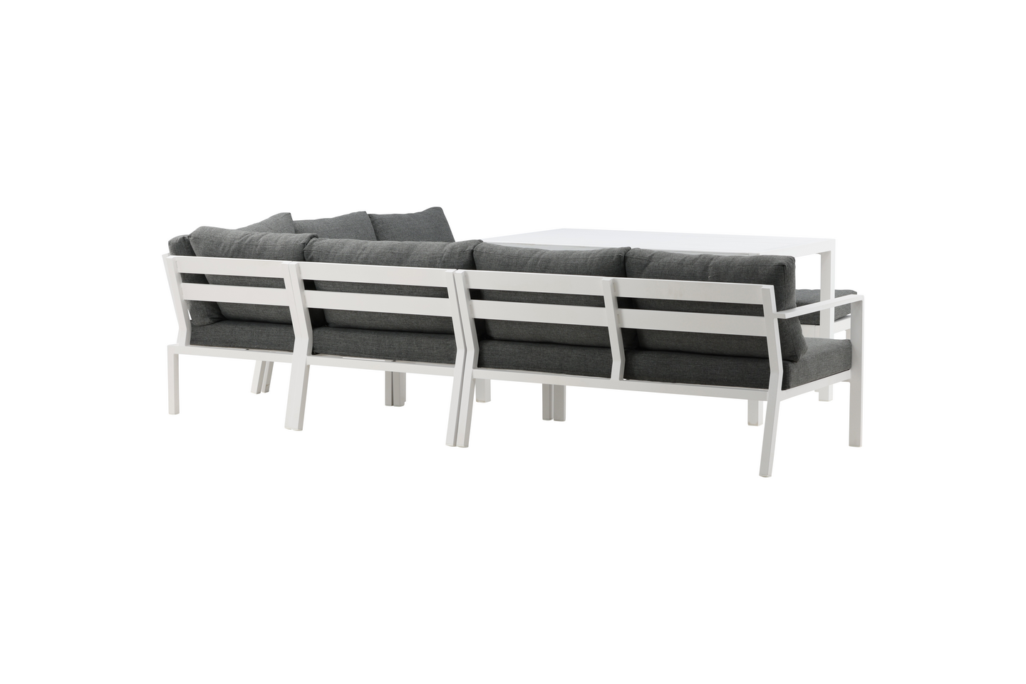 HÖRNSOFFA CELLO RASMUS V/G VIT/GRÅ