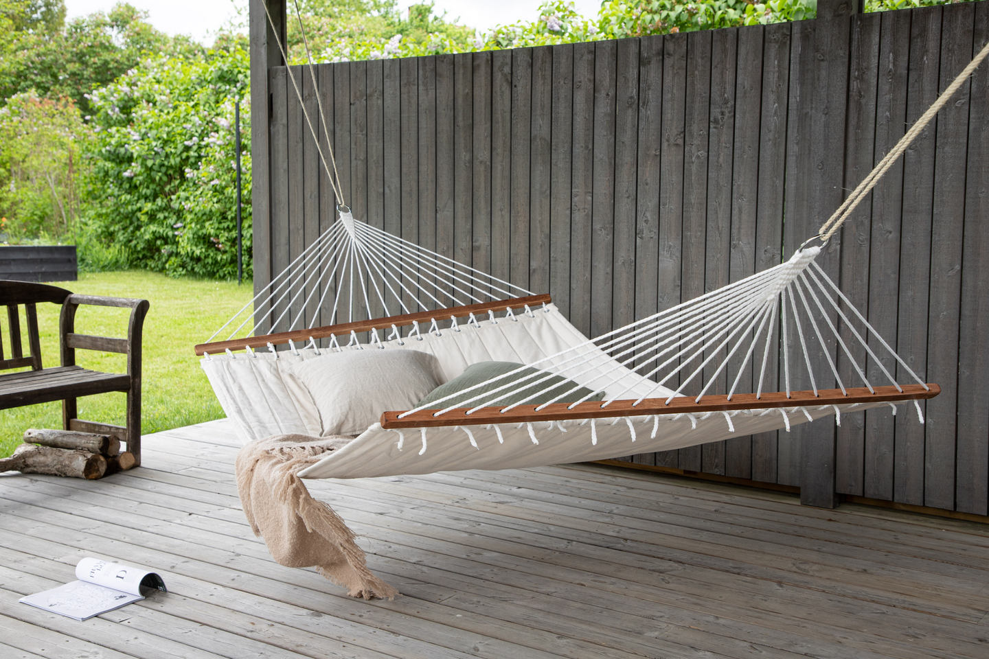 HÄNGMATTA CELLO HEDDA- DUBBEL, OFFWHITE