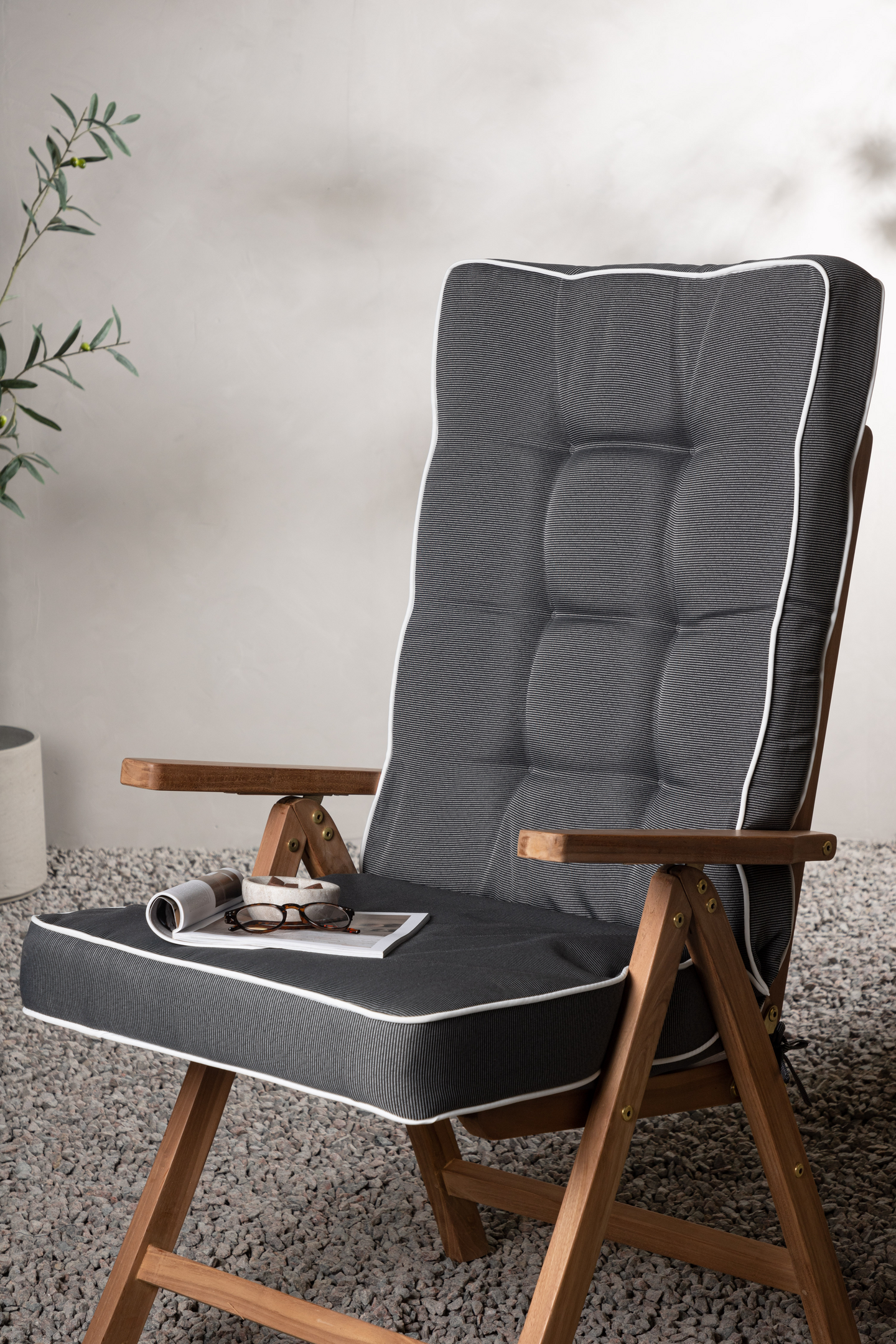 HÖG CELLO RYGGDYNA FRIDA- GRÅ