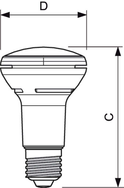 Led-lamppu Philips CorePro 4.5-60W R63 E27