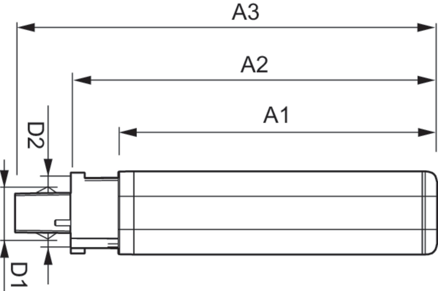 Led-lamppu Philips Plc 4,5w 830 2p G24d-1