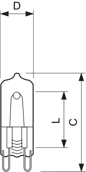 Halogeenilamppu Philips EcoHalo 18W G9 CL