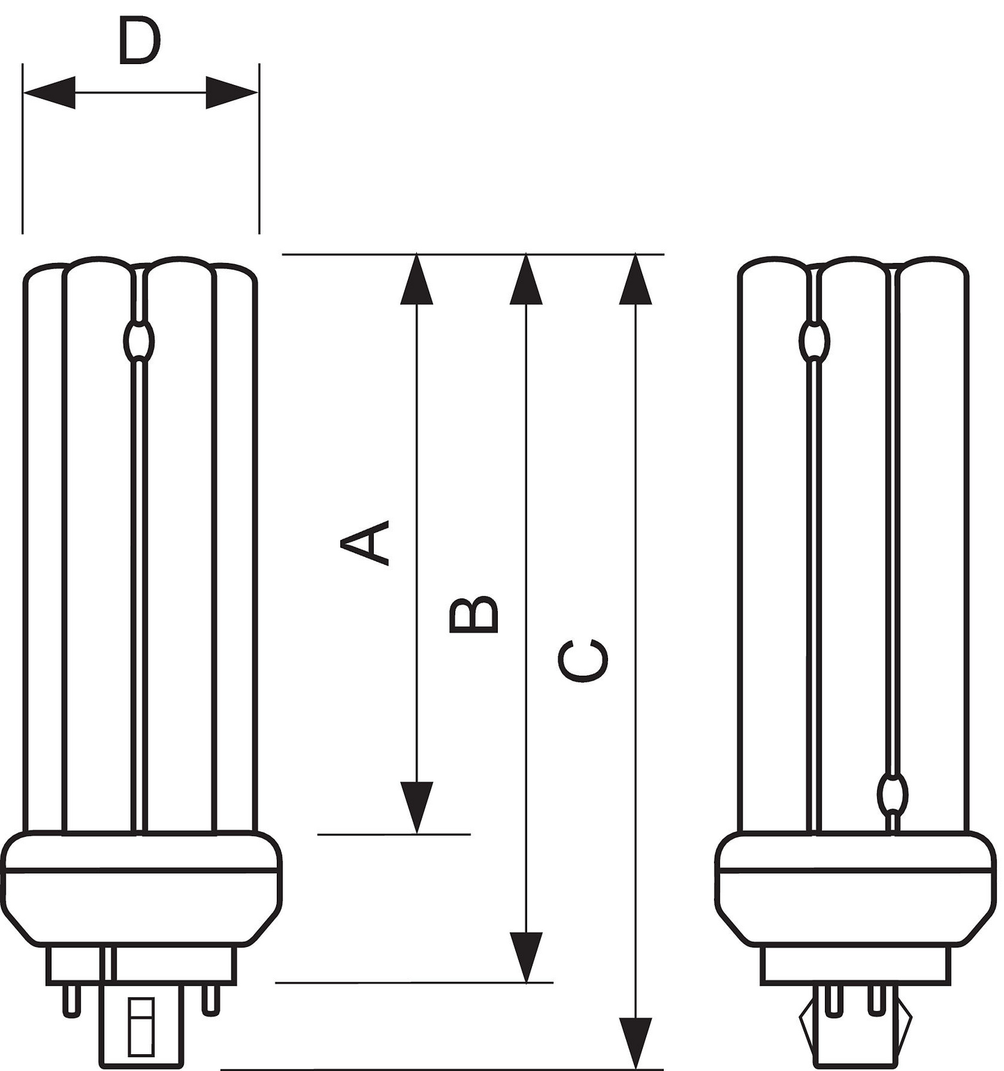 Energiansäästölamppu Philips Master 18W/830 GX2 4-pin