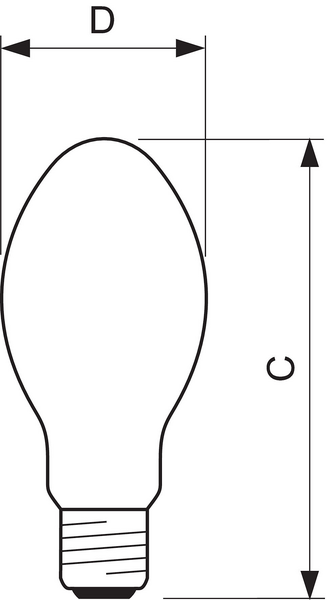 Suurpainenatriumlamppu Philips SON APIA Plus Xtra E40