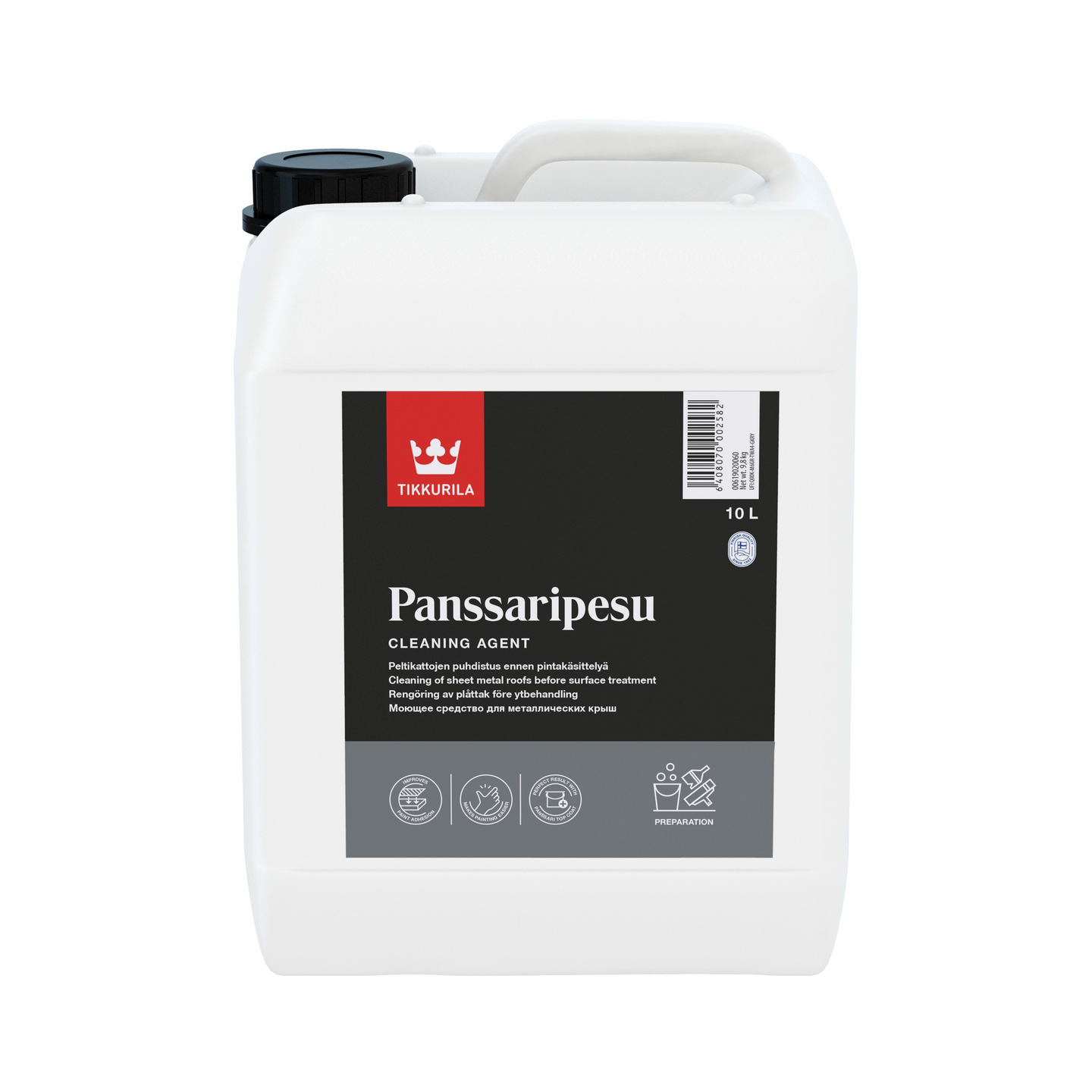 Panssaripesu Tikkurila peltikaton pesuneste