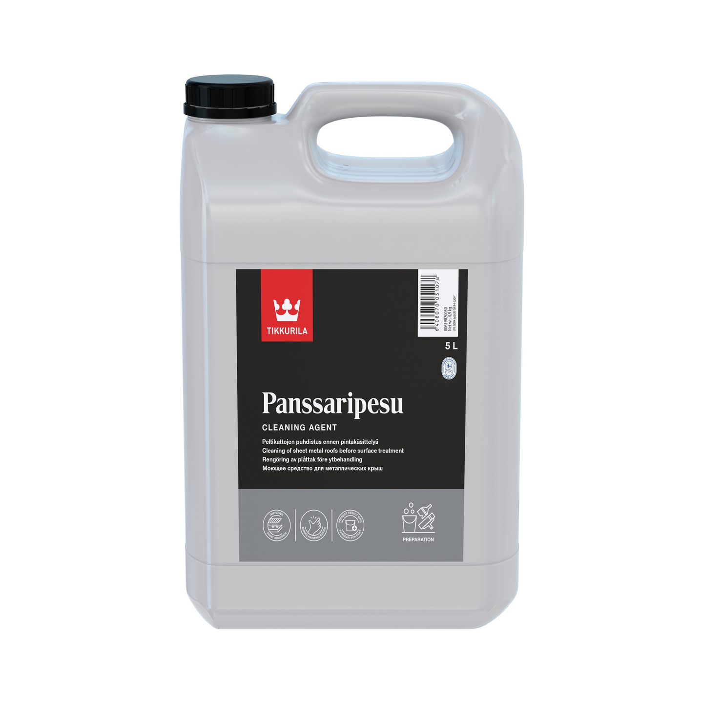 Panssaripesu Tikkurila peltikaton pesuneste