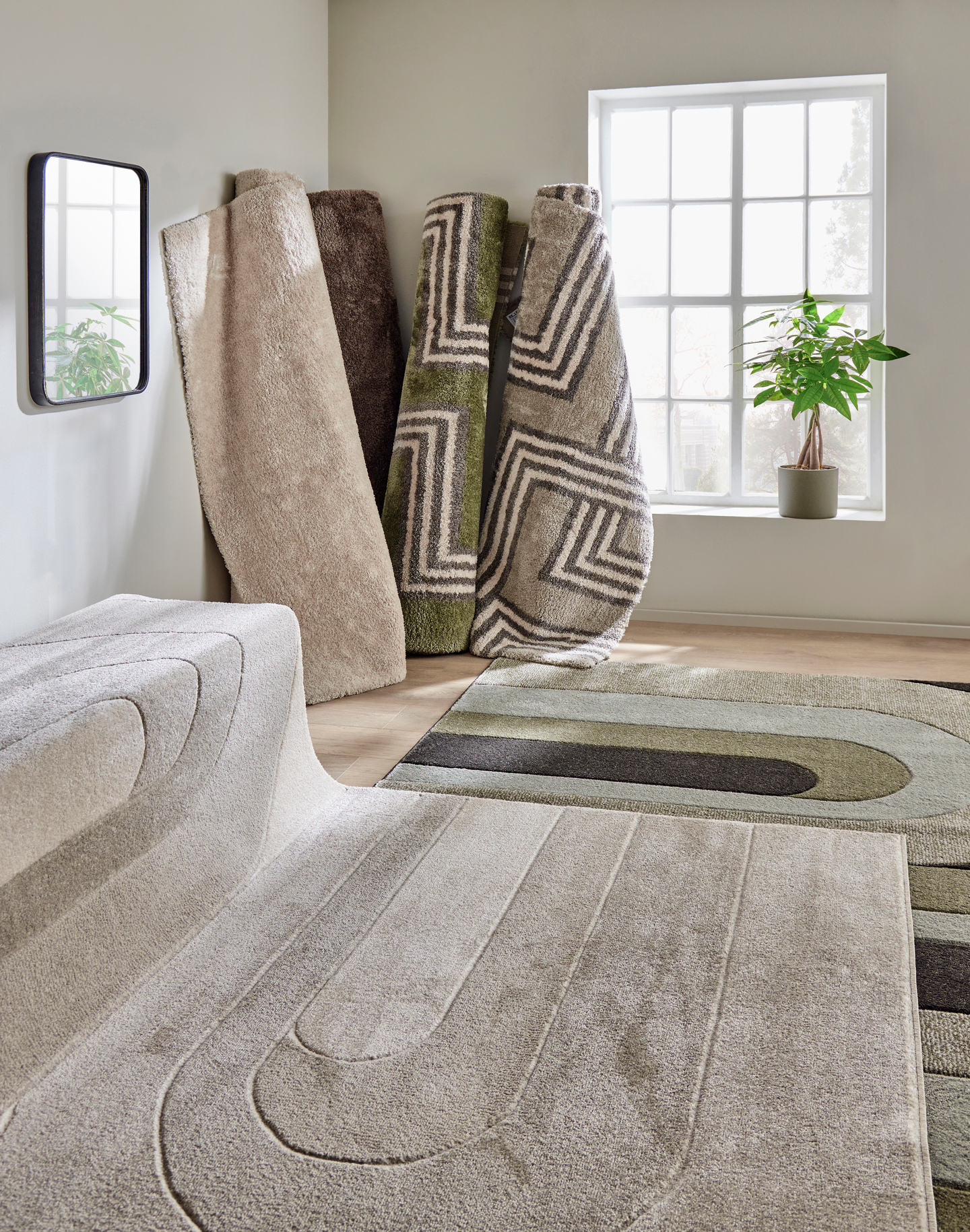 Nukkamatto Cello Ring 160x230cm vihreä/harmaa