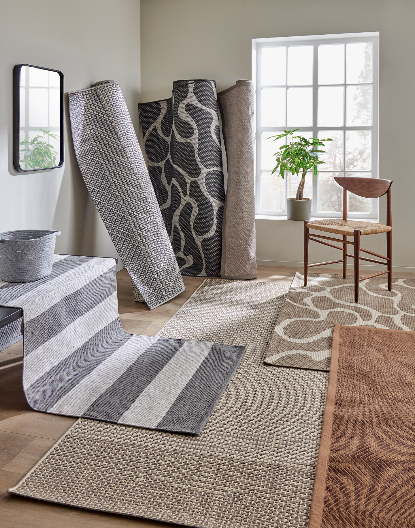 Sisustusmatto Cello Raita 160x230cm beige