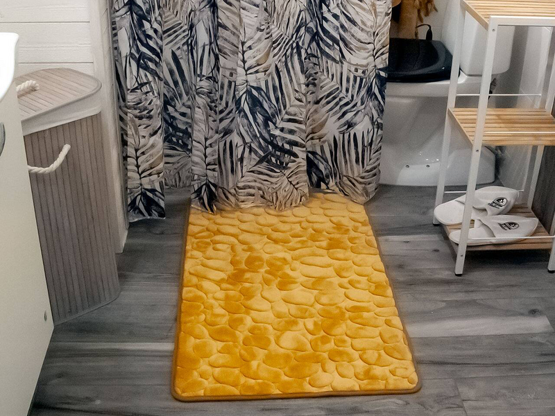 Kylpyhuonematto Dushy Rimini kulta 60x95cm