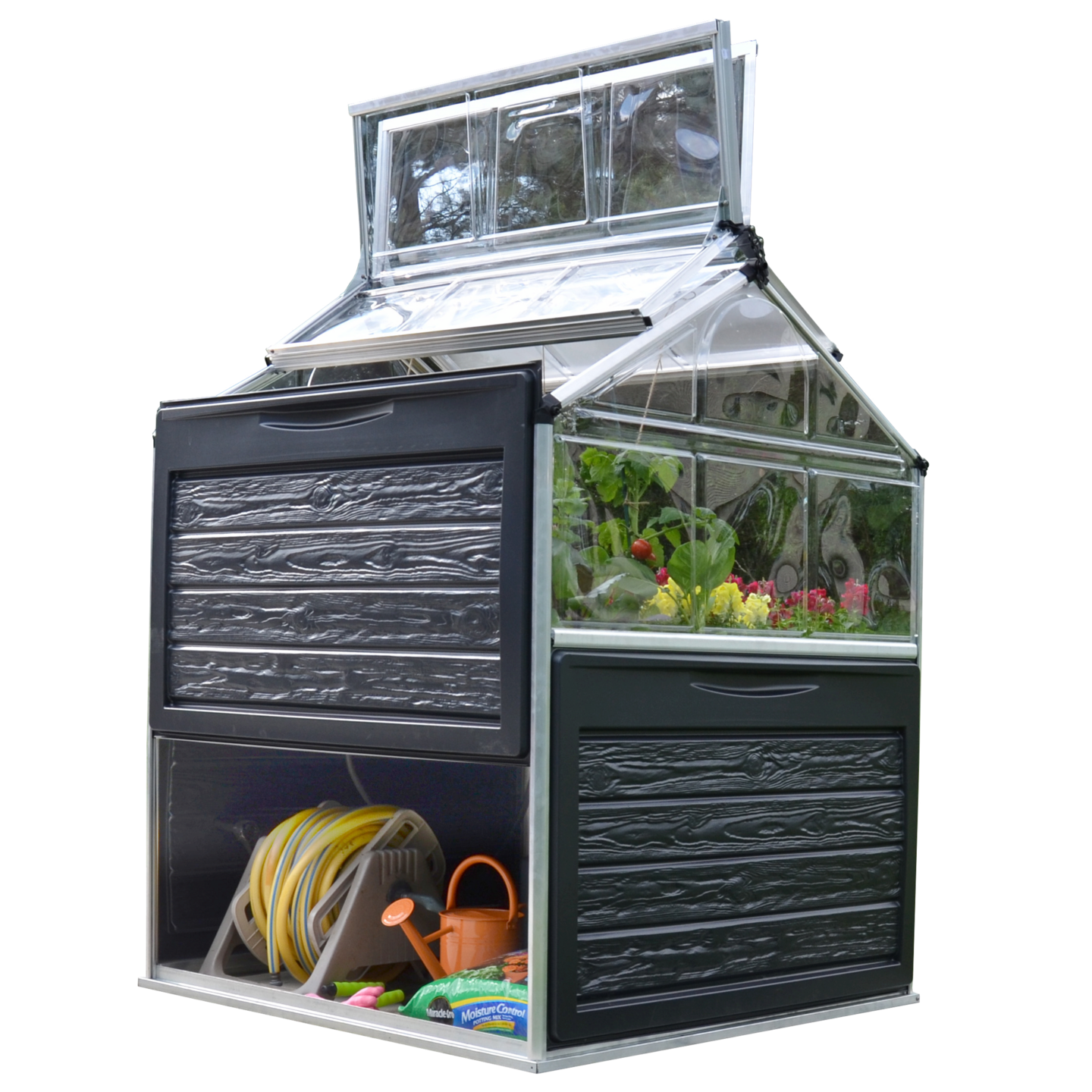 Pieni kasvihuone säilytystilalla Palram - Canopia