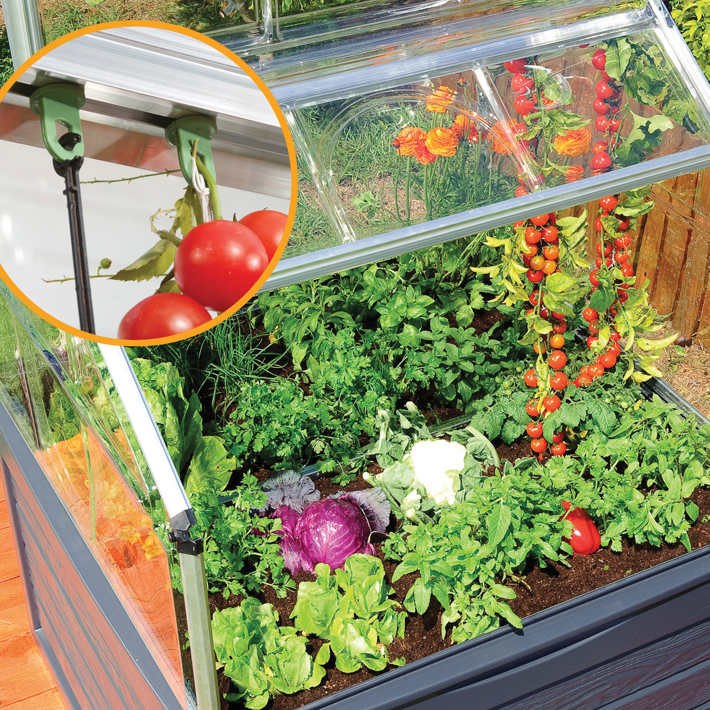 Pieni kasvihuone säilytystilalla Palram - Canopia