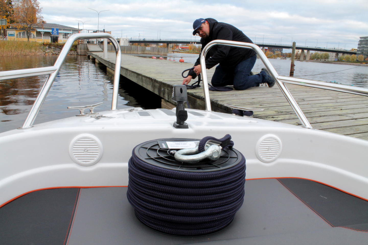 Ankkuriköysi koussilla Piippo 12mm 35m