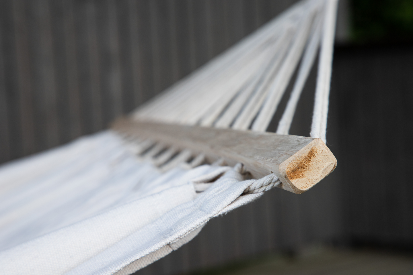 HÄNGMATTA CELLO ANITA TRÄ/TYG - VIT