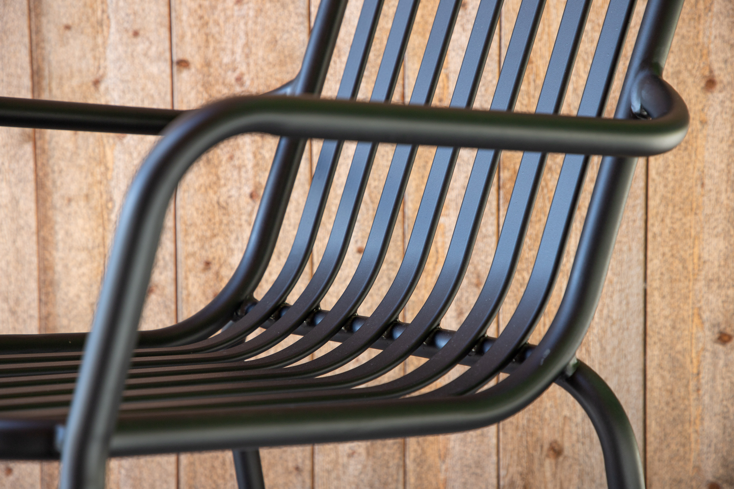 MATSTOL CELLO PÄR ALU - SVART 2-PACK