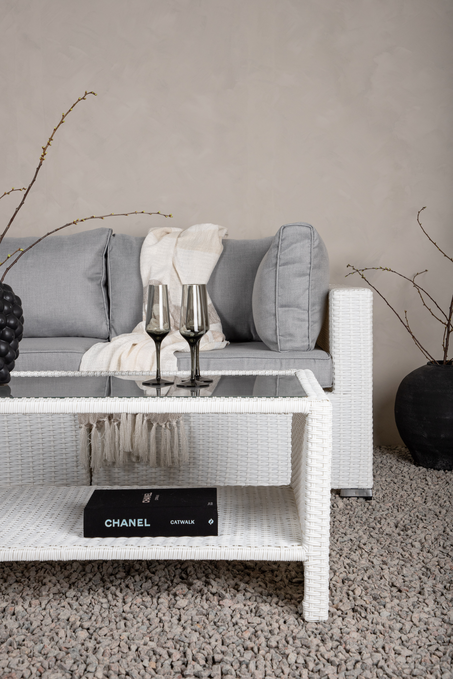 MODUL CELLO SOFFGRUPP ANTON- VIT/GRÅ