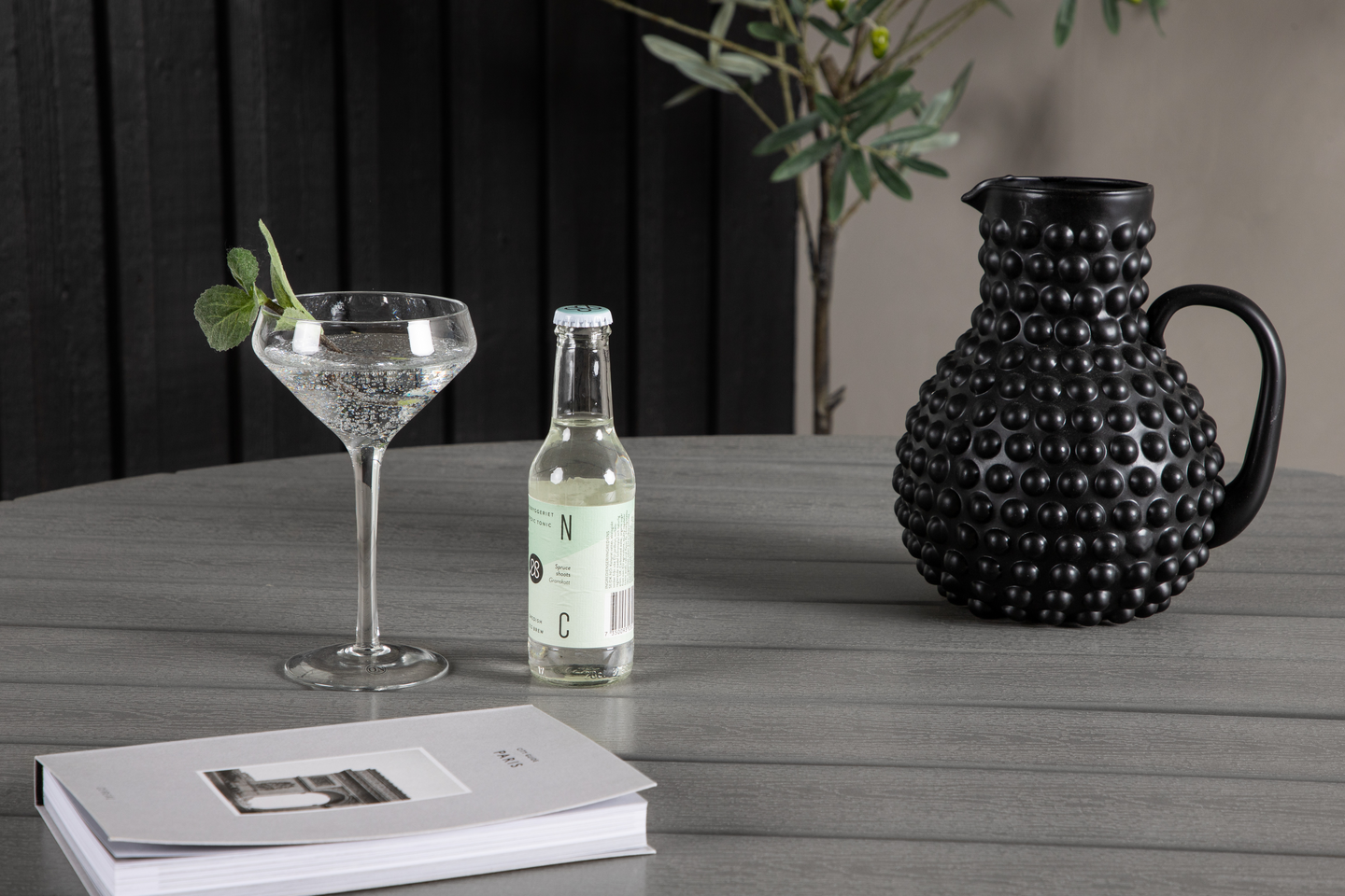 MATBORD CELLO SALLY VIT/GRÅ- D:120