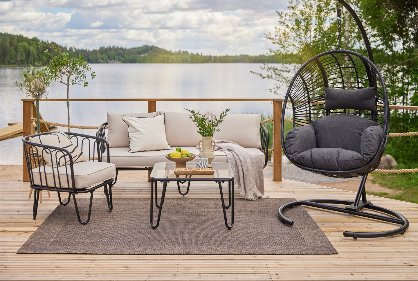 Sisä- ja ulkomatto Cello Greta 200x290cm ruskea