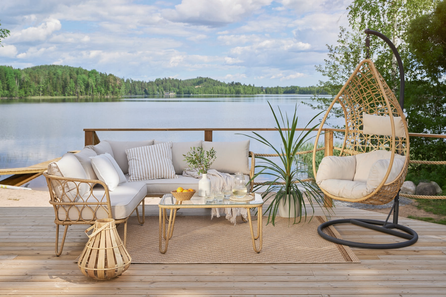 Sisä- ja ulkomatto Cello Tilda 140x200cm beige