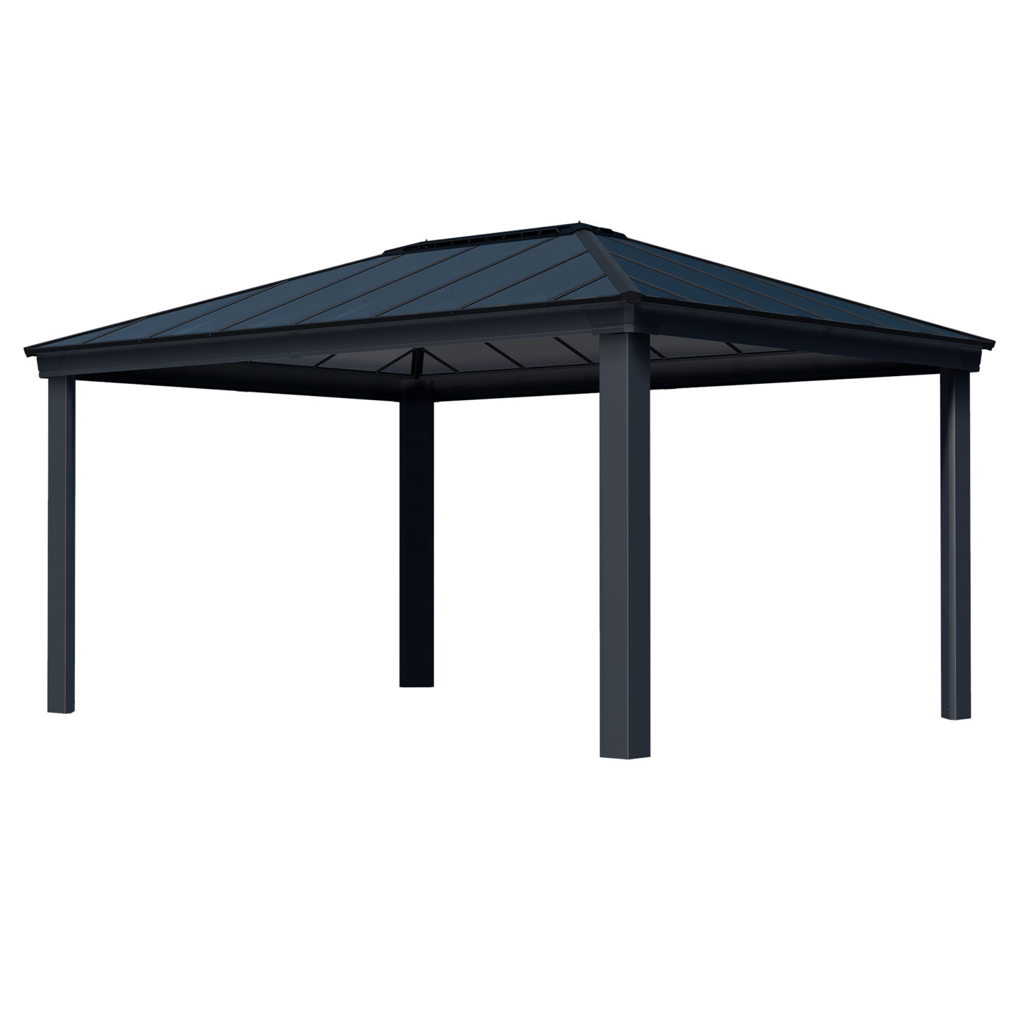 Pergola Palram Dallas 4900 487x363x296cm antrasiitti