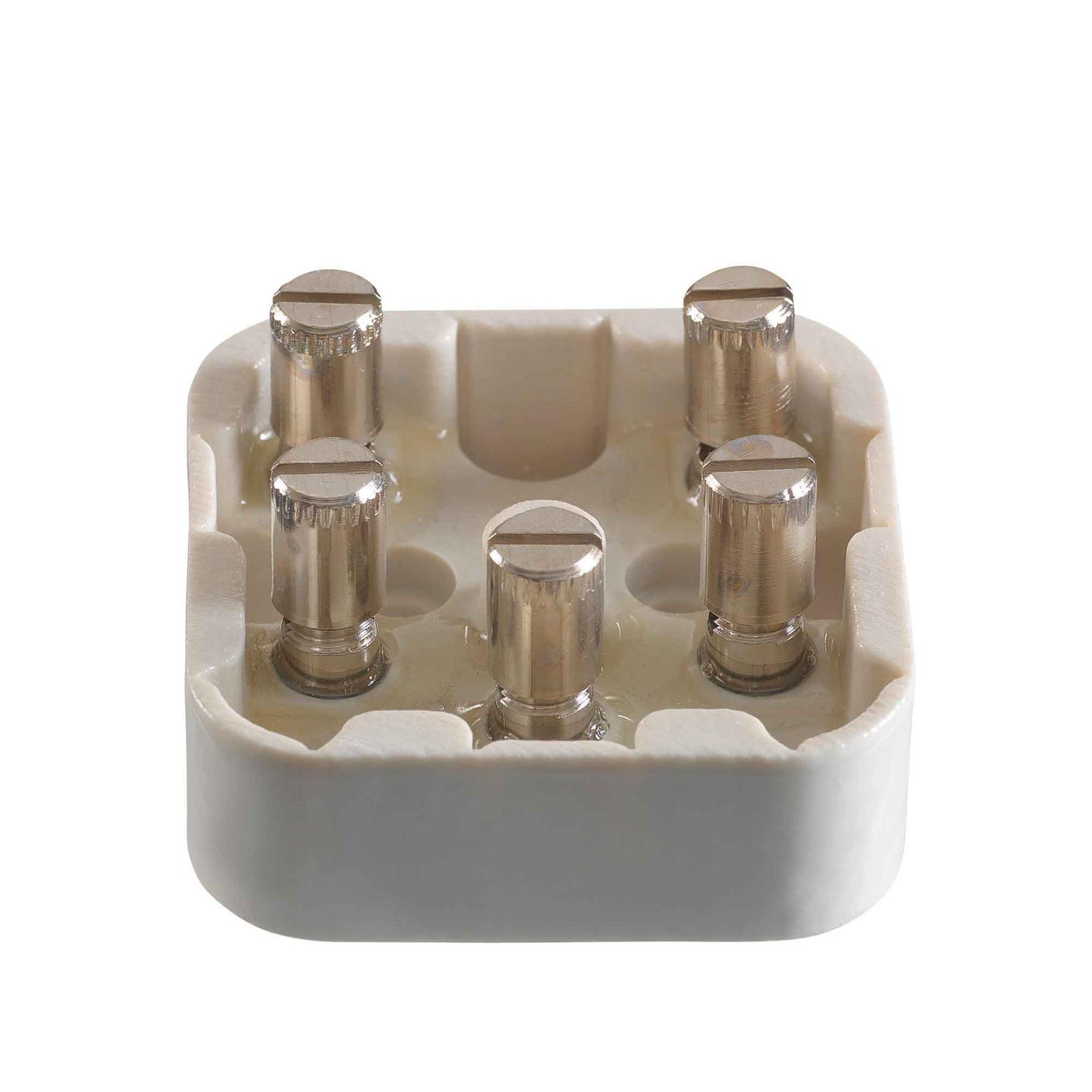 Jakorasia neliömallinen 50x50mm valkoinen posliini