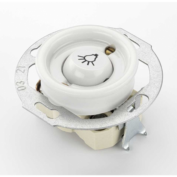 Painonappi lamppusymboli uppo posliini