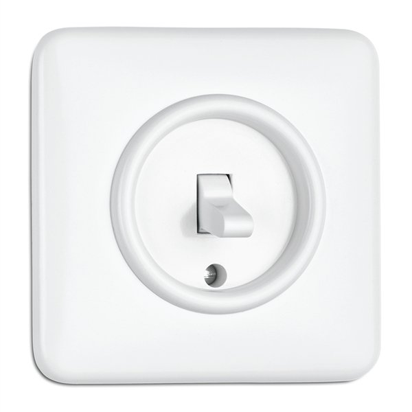 Vaihtokytkin 6 uppo valkoinen duroplast