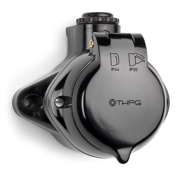 Pistorasia pinta musta bakeliitti IP44