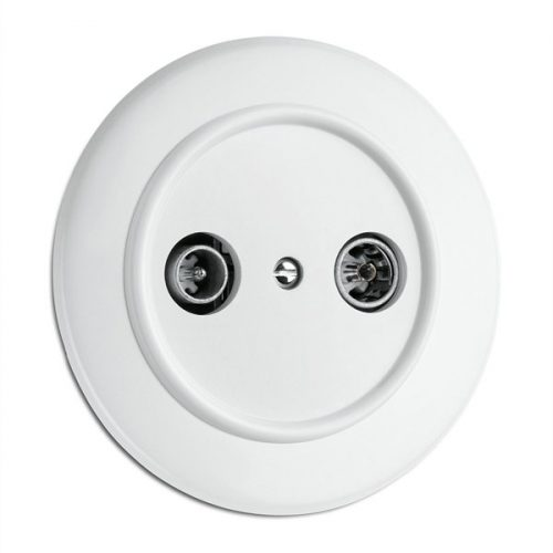 Antennirasia uppo valkoinen duroplast