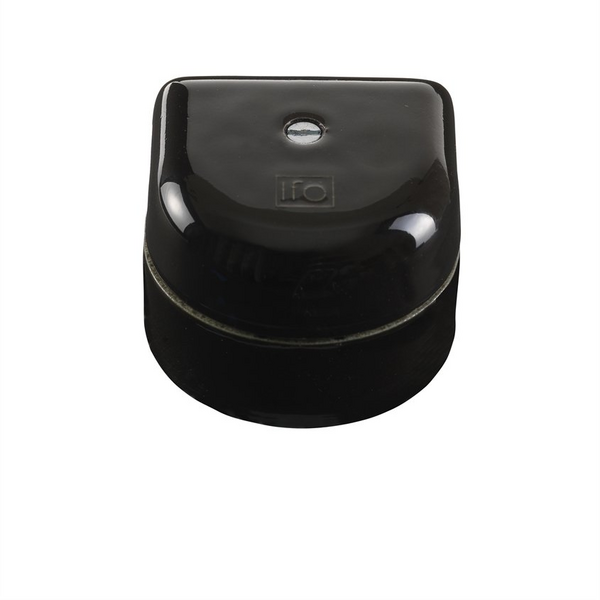 Jakorasia korkomallinen 50x50mm musta posliini