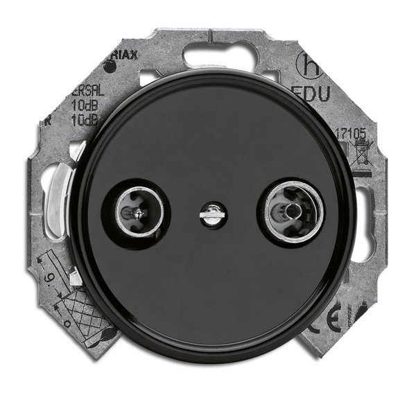 Antennirasia uppo musta bakeliitti