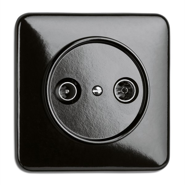 Antennirasia uppo musta bakeliitti