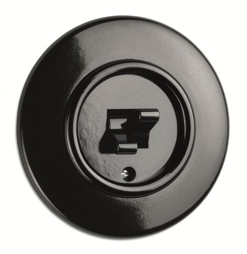 Kruunukytkin 5 uppo musta bakeliitti