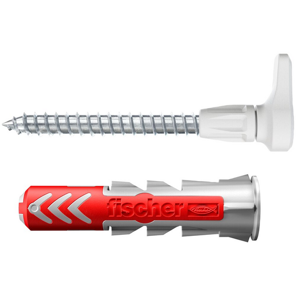 Ruuvikoukku Fischer Duopower Easyhook l-kulmakoukku 6x30mm 6kpl