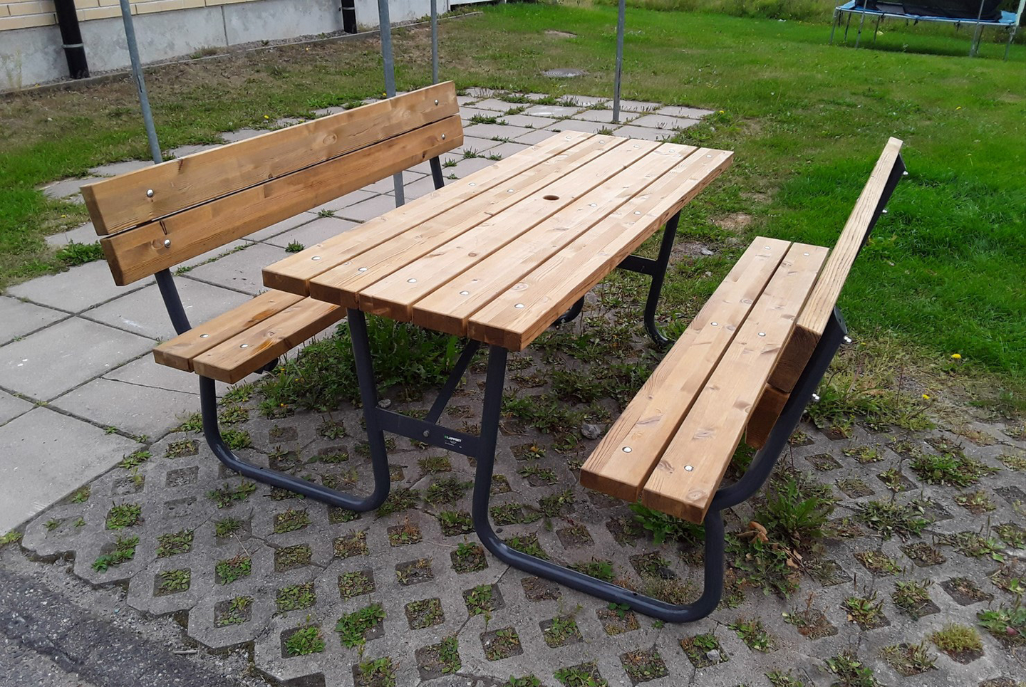 Piknik-pöytä Lappset Hansa RF2593 RAL7024 / Linax